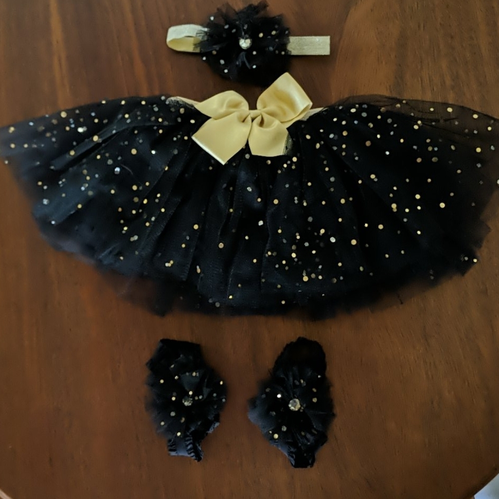 Newborn Girl Photoshoot Tutu Set